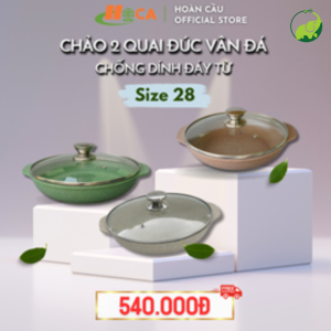 Chảo Hai Quai Đa Năng HOCA - Size 28